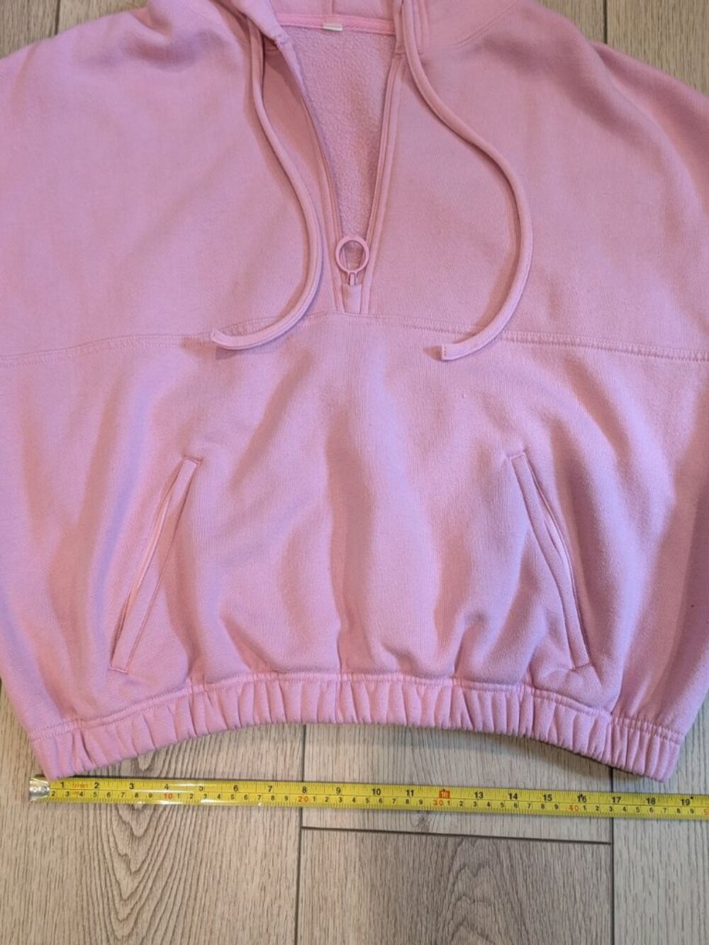 Alo Stadium ½ zip hoodie with zip kangaroo pocket size S (est) - Picture 9 of 10